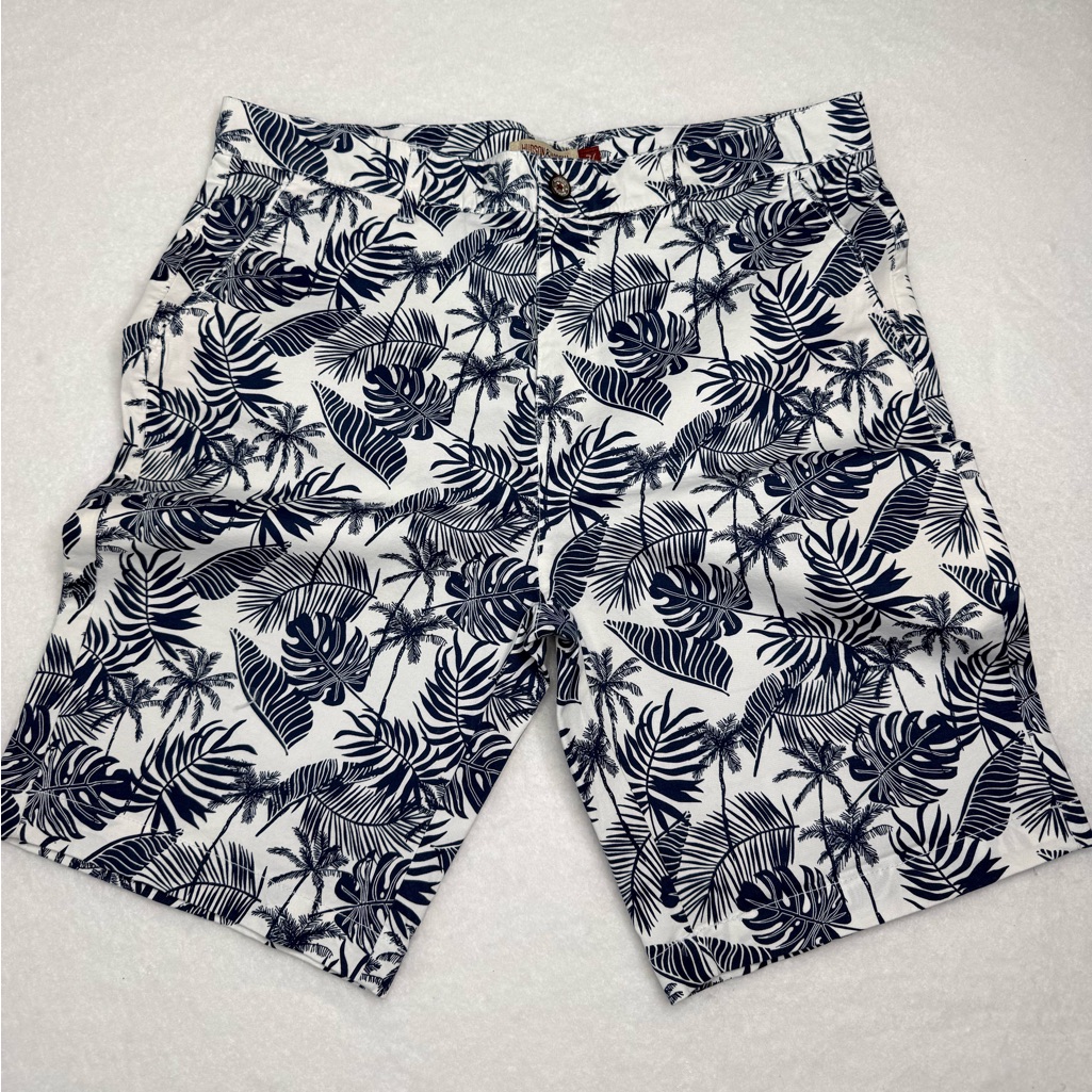 Mens Shorts PalmTree Print Shorts PreOwned 36